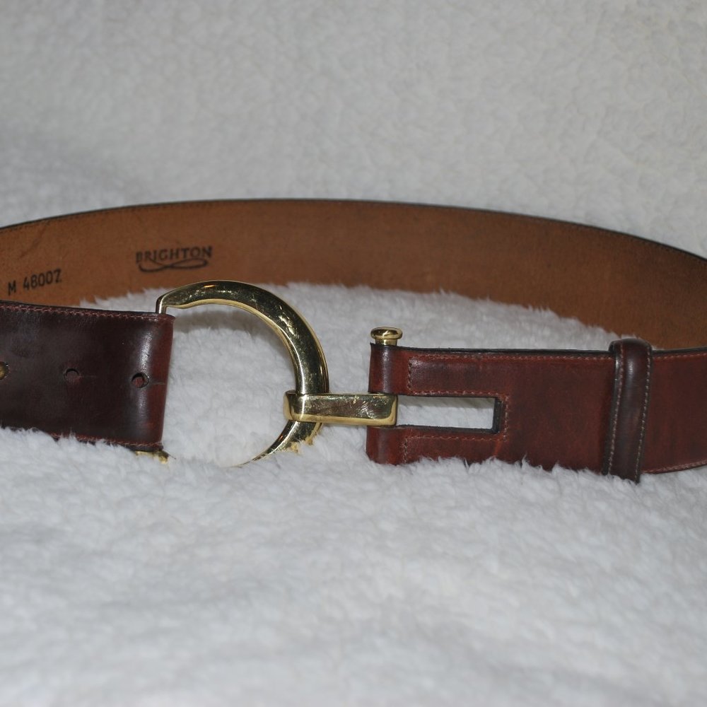 Brighton Brown Leather Belt
